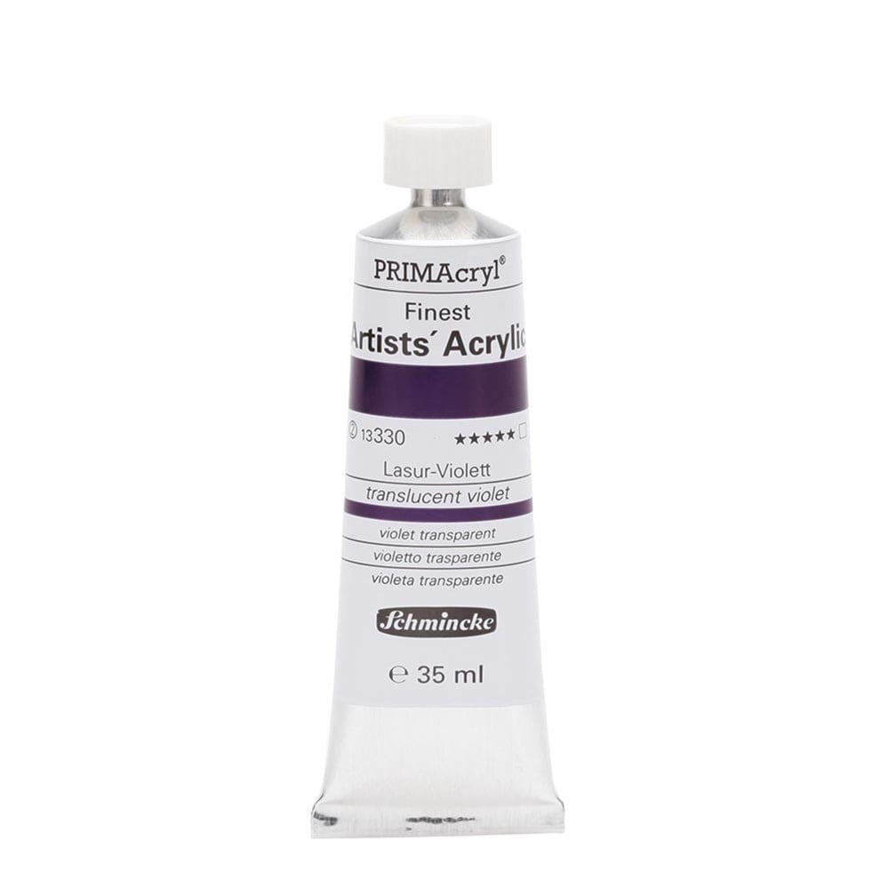 Schmincke 330 transparent Violet Primacryl Artist Akrilik Boya 35 ml Seri 2