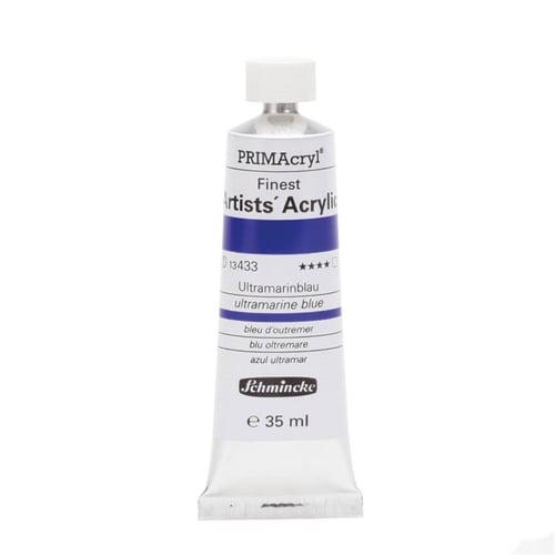 Schmincke 433 Ultramarine Blue Primacryl Artist Akrilik Boya 35 ml Seri 1