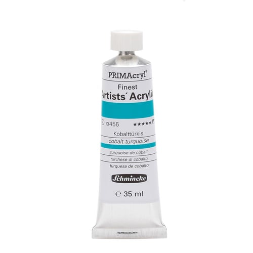 Schmincke 456 Cobalt Turquoise Primacryl Artist Akrilik Boya 35 ml Seri 4