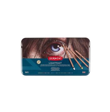 Derwent Lightfast Yağ Bazlı Kuru Boya Kalem Seti 36 Renk
