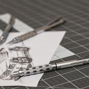 Pentel Graphgear 1000 For Pro Versatil Kalem 0.5 mm pg 1015-a metal