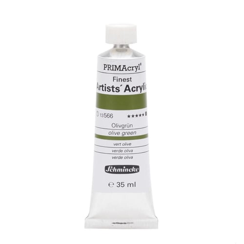 Schmincke 566 olive green Primacryl Artist Akrilik Boya 35 ml Seri 1