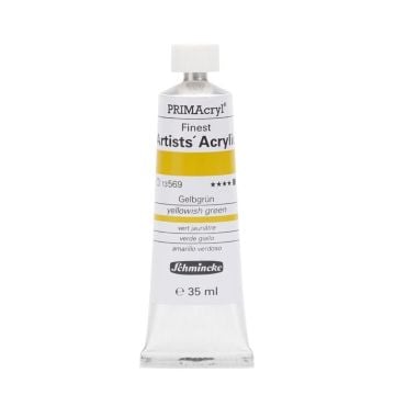 Schmincke 569 yellowish green Primacryl Artist Akrilik Boya 35 ml Seri 1