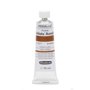 Schmincke 677 raw umber Primacryl Artist Akrilik Boya 35 ml Seri 1