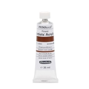 Schmincke 683 brown iron oxide Primacryl Artist Akrilik Boya 35 ml Seri 1