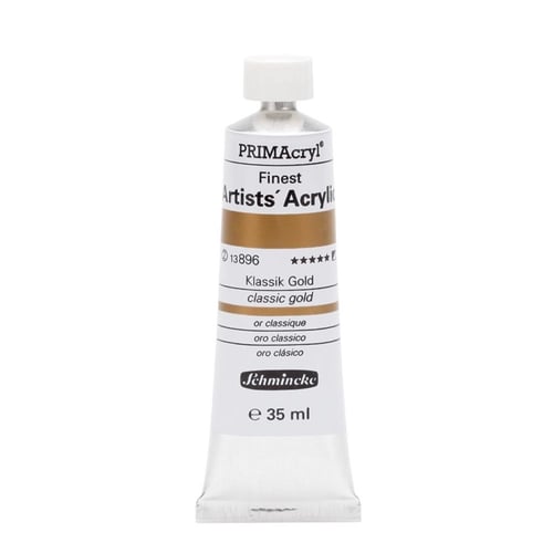 Schmincke 896 Classic Gold Primacryl Artist Akrilik Boya 35 ml Seri 2