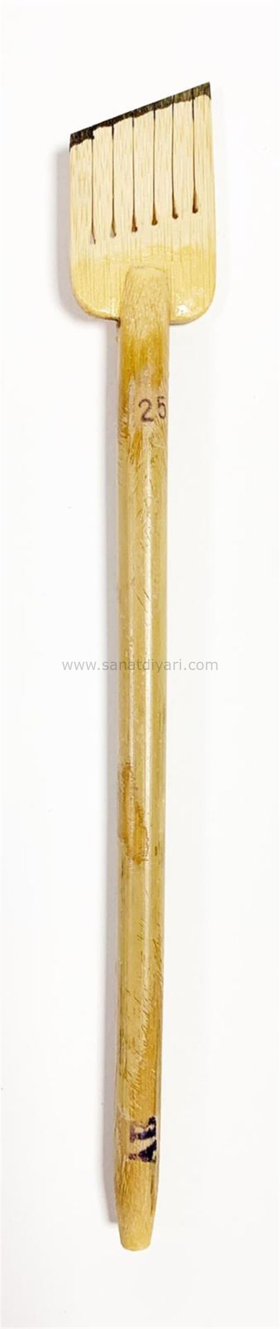 Tiryakiart Şaklı Bambu Kalem 25 mm