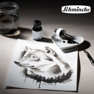 Schmincke Indian Ink 28 ml Black