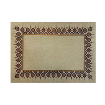 Tezhipli İçi Boş -2- Mat Kuşe Meşk Kağıdı Mohamad Badawi Alktifani A3 Tıpkı Basım (COBALT MAVİ - GOLD YALDIZ)