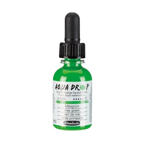 Schmincke Aqua Drop Sıvı Sulu Boya 580 May Green 30 ml