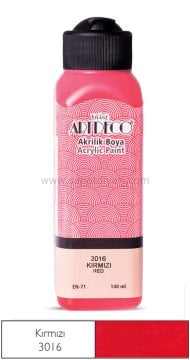 Artdeco Akrilik Boya 140ml - Kırmızı 3016