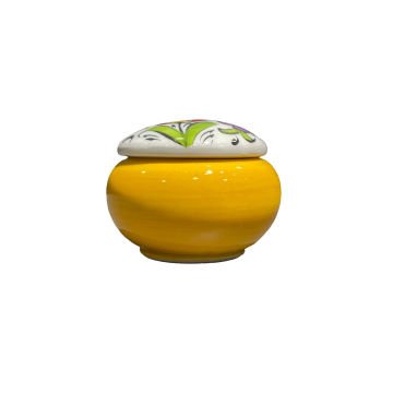 Tiryakiart Desenli Seramik Hokka 30 cc - Sarı