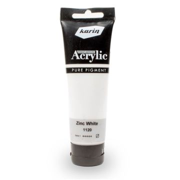 karin artist akrilik boya 120 ml 1120 Zinc White