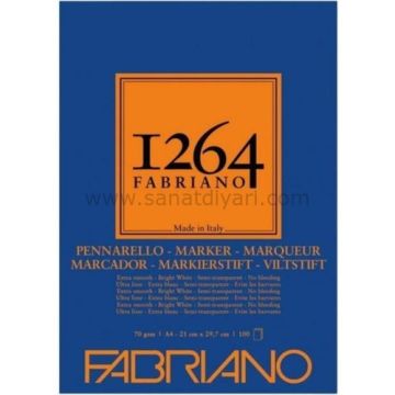 Fabriano 1264 MARKER 70 GSM A4 21CMX29,7 CM 100 YAPRAK A4
