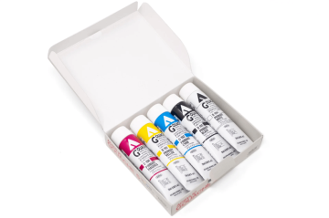 Holbein Akrilik Guaj Boya 20 ml - 5 Renk Set