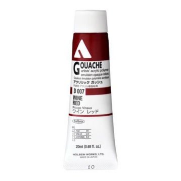 Holbein Akrilik Guaj Boya 20 ml D007 Wine Red