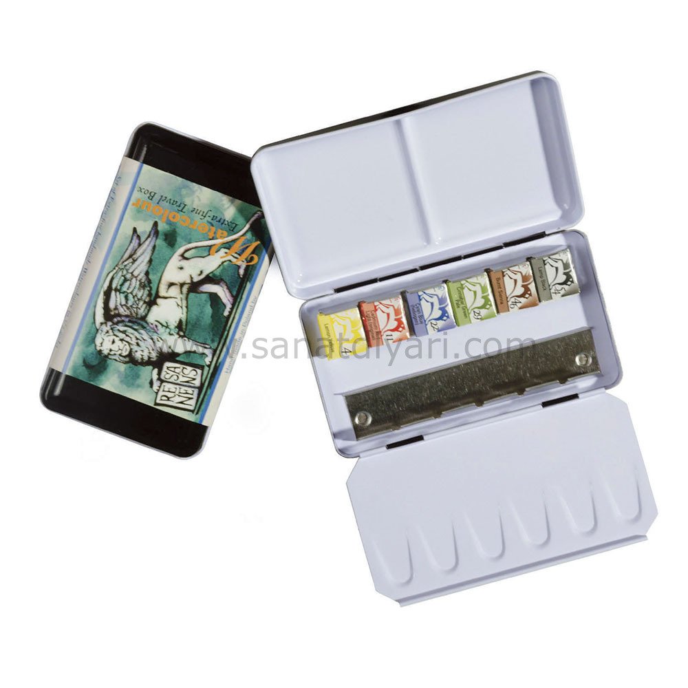 RENESANS Sulu Boya Travel Box 6 Renk 1/2