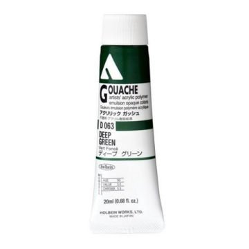Holbein Akrilik Guaj Boya 20 ml D063 DEEP GREEN