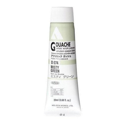 Holbein Akrilik Guaj Boya 20 ml D074 Misty Green
