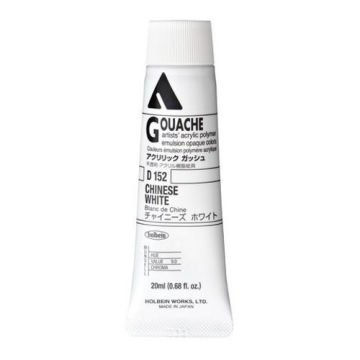 Holbein Akrilik Guaj Boya 20 ml D152 Chinese White