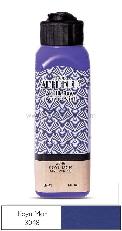 Artdeco Akrilik Boya 140ml - Koyu Mor 3048