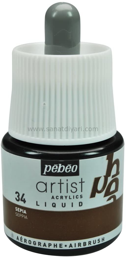 Pebeo Acrylic Mürekkep 34 Sepia