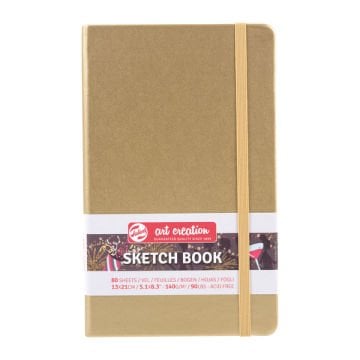 Talens Art Creation Sketch Book 13x21 cm White Gold Eskiz Defteri 80 Yaprak 140 g