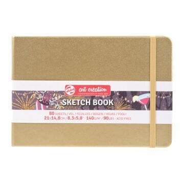 Talens Art Creation Sketch Book 14,8x21 cm White Gold Eskiz Defteri 80 Yaprak 140 g