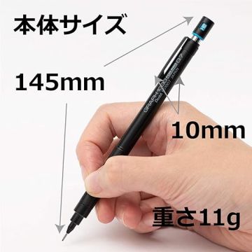 Pentel Graphgear 1000 For Pro Versatil Kalem 0.7 mm pg 1007 siyah