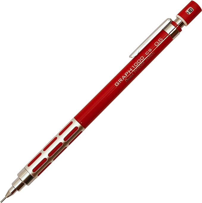 Pentel Graph 1000 Versatil Kalem 0.5 mm CS-B pg1005 kırmızı