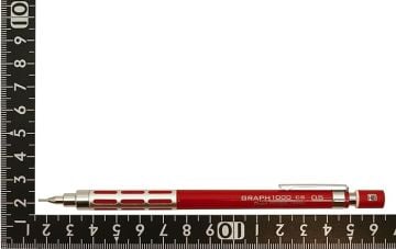 Pentel Graph 1000 Versatil Kalem 0.5 mm CS-B pg1005 kırmızı