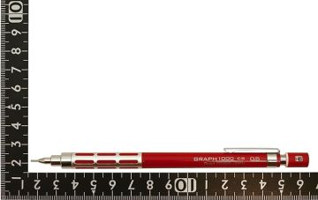 Pentel Graph 1000 Versatil Kalem 0.5 mm CS-B pg1005 kırmızı