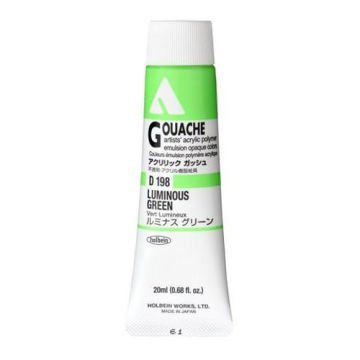Holbein Akrilik Guaj Boya 20 ml D198 Luminous Green