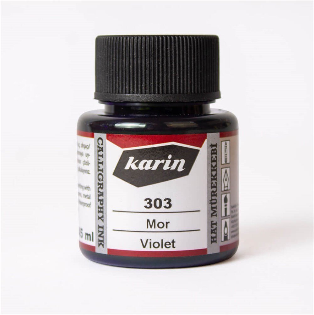 Karin 303 Mor Hat Mürekkebi 45 ml