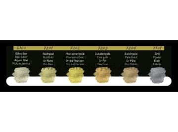Finetec 6'lı Yaldız Sulu Boya Premium Set F7001