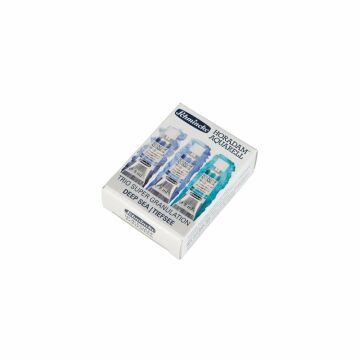 Schmincke Horadam Sulu Boya Seti Super Granulation-Trio Deep Sea Set 3x5ml 74614