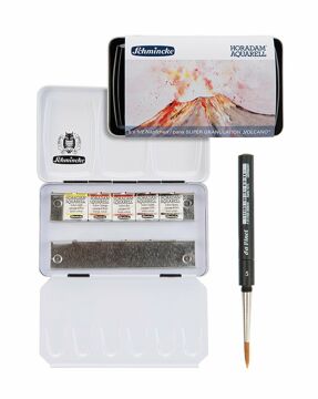 Schmincke Horadam Super Granulation Sulu Boya Volcano Set Metal Kutu 5 x 1/2 Tablet 74608