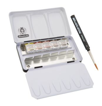 Schmincke Horadam Super Granulation Sulu Boya Volcano Set Metal Kutu 5 x 1/2 Tablet 74608
