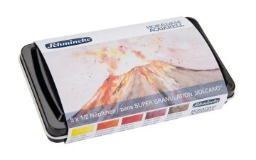 Schmincke Horadam Super Granulation Sulu Boya Volcano Set Metal Kutu 5 x 1/2 Tablet 74608