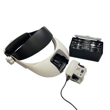 Vera Sanat Şarjlı 8 Ledli 5 Mercekli Kafa Büyüteci MG81000NC