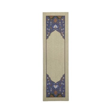 Tezhipli İçi Boş Mohamad Badawi Alktifani Kitap Ayracı 32x9 Cm (UZUN)