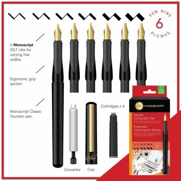 Manuscript Deluxe Calligraphy Set / Kesik Uç MC1156L