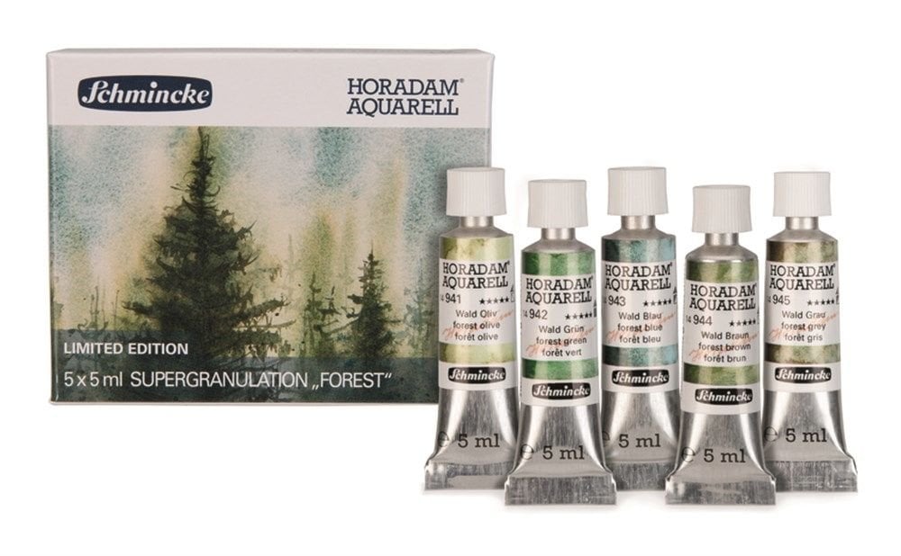 Schmincke Horadam Sulu Boya Seti Super Granulation-Forest Set 5x5ml 74847