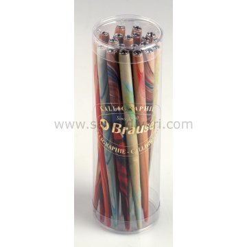 Brause Metal Tarama ve Divit Uç Sapı Ebru Desenli