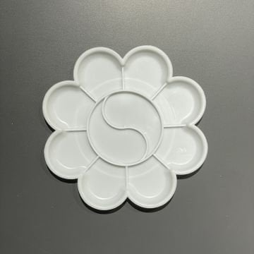 Vera Sanat 8 cm Çiçek Desenli Plastik Palet