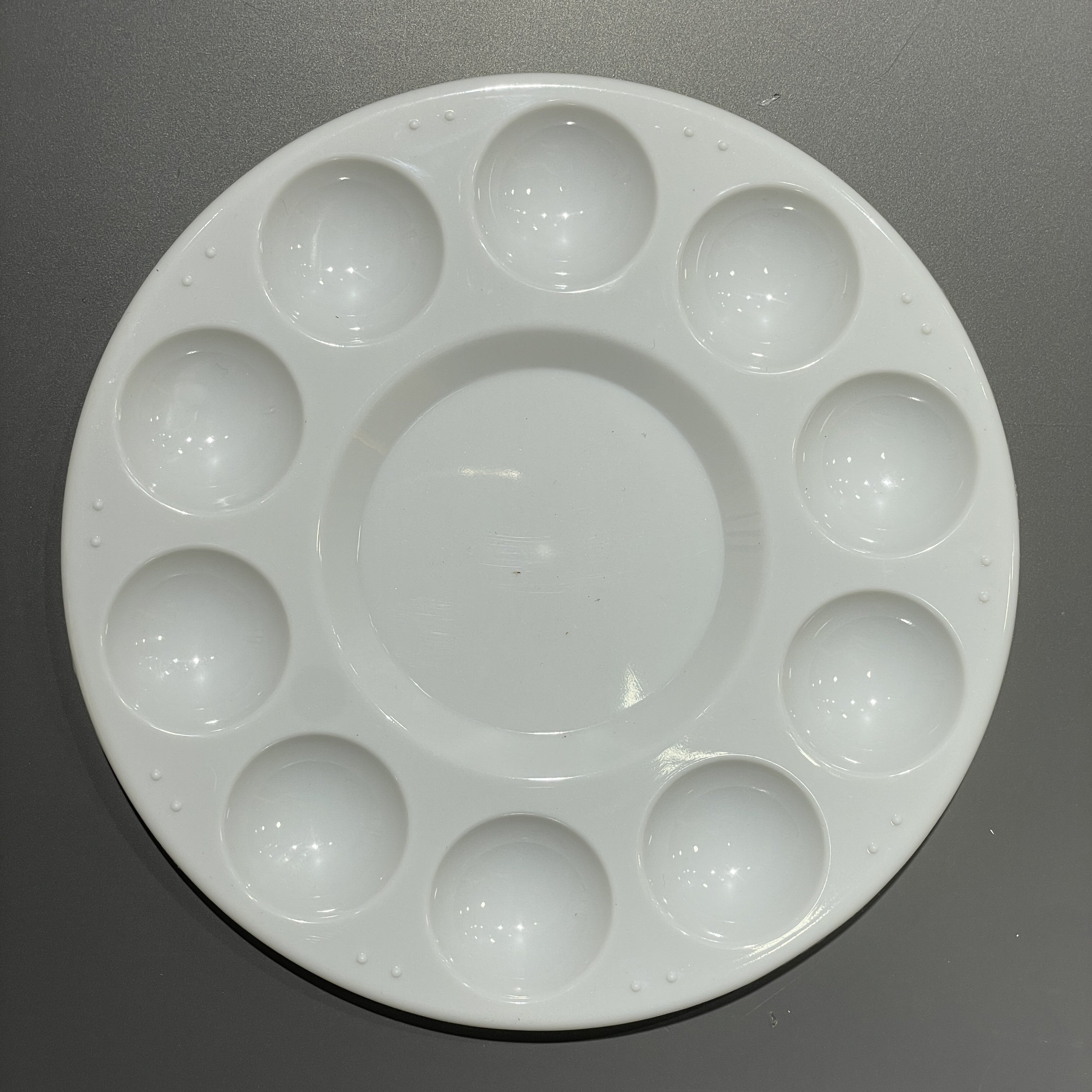 Vera Sanat 10 Godeli 17 cm Sert Plastik Palet