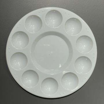 Vera Sanat 10 Godeli 17 cm Sert Plastik Palet