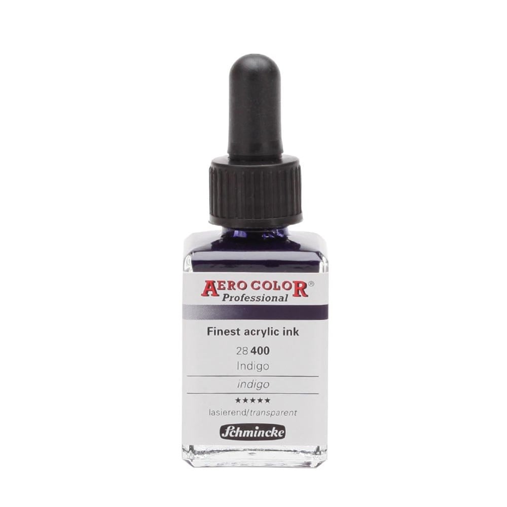 Schmincke Aerocolor Akrilik Mürekkep 28 ml 400 İndigo