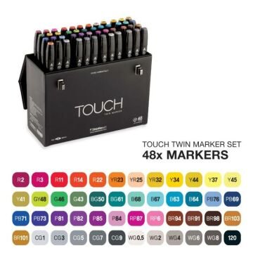 SHINHANART TOUCH TWIN MARKER 48 RENK 1104800