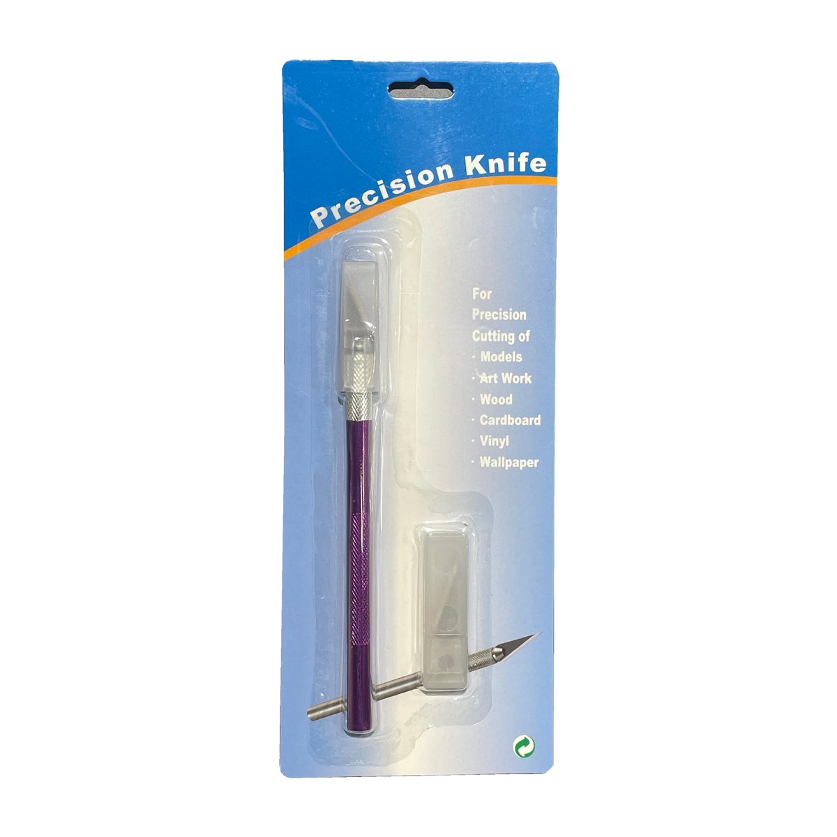 Vera Sanat Precision Knife Mor Metal Saplı Kretuar Bıçağı 5'Li Yedekli